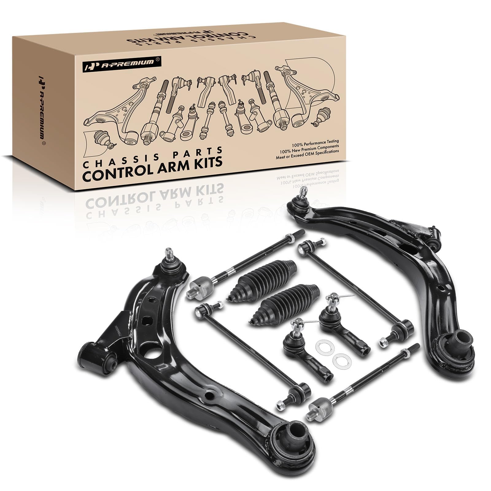 Amazon.com: A-Premium Set of 10, Front Lower Control Arm, Sway Bar